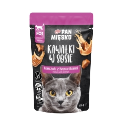 Pan Mięsko Kawałki w sosie Kurczak z krewetkami (dorosły) 85 g